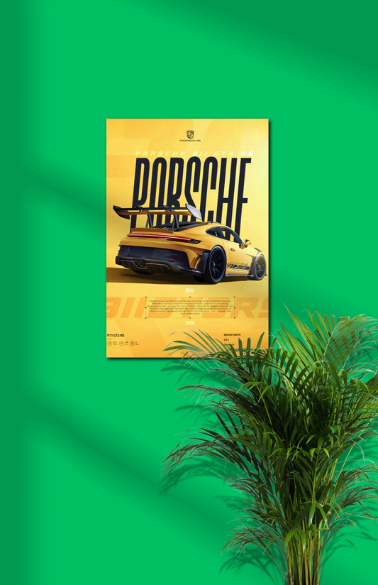 Porsche GT3 RS Yellow