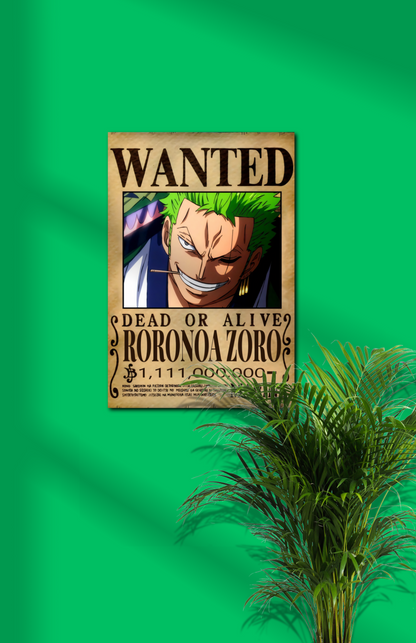 Roronoa Zoro Wanted